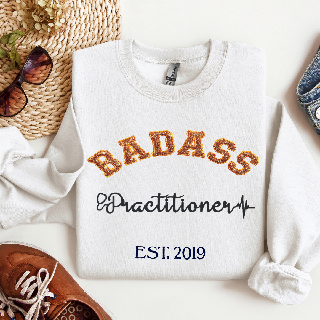 Badass Nurse Practitioner Crewneck