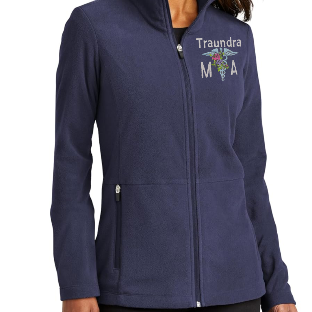 Floral Medical Assistant Jacket