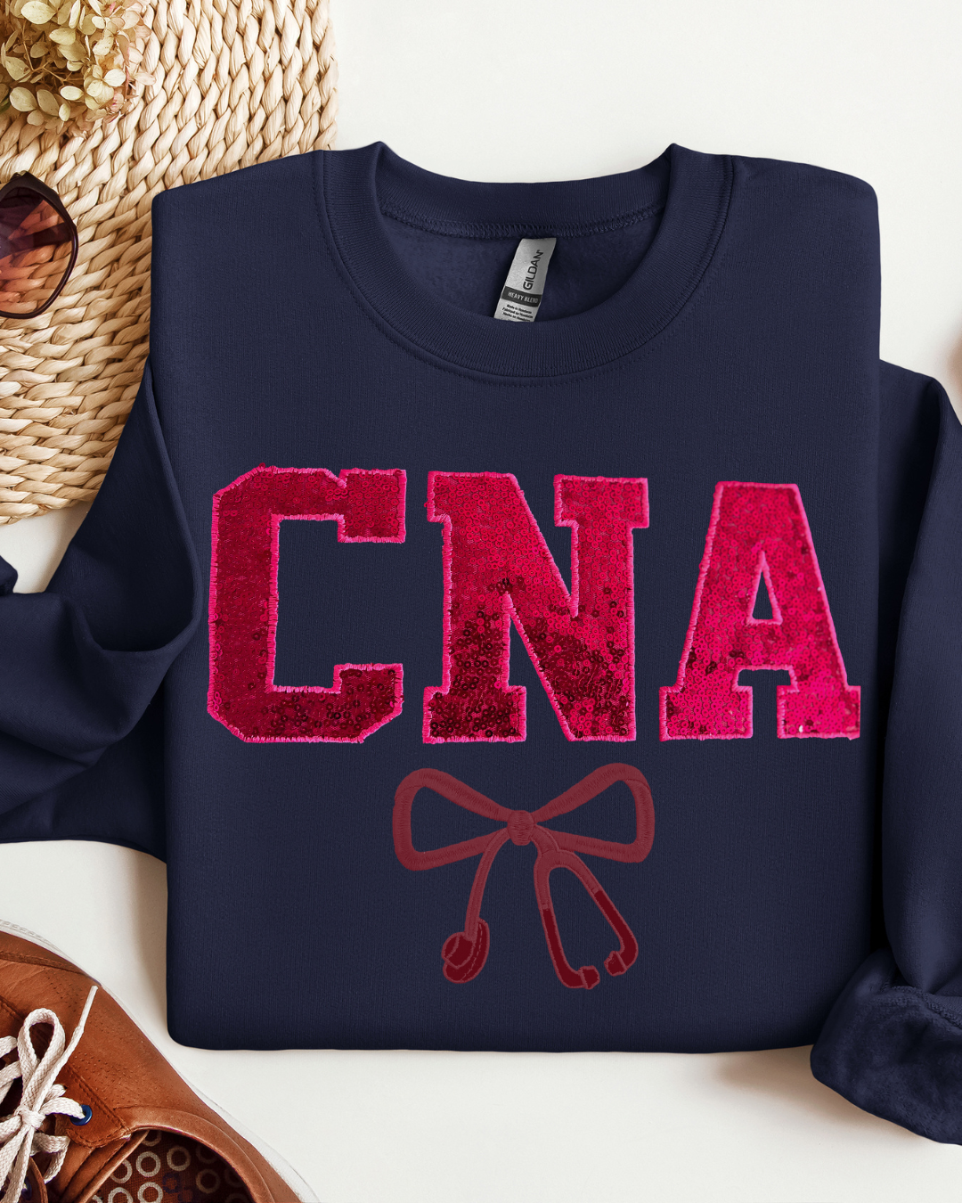 Sequin CNA Embroidery Crewneck