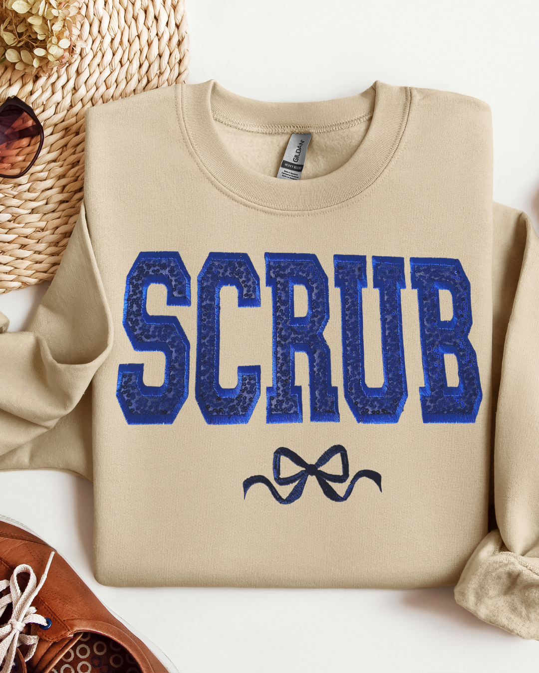Sequin SCRUB Crewneck