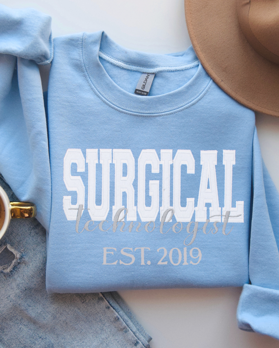 Glitter Surgical Tech Crewneck