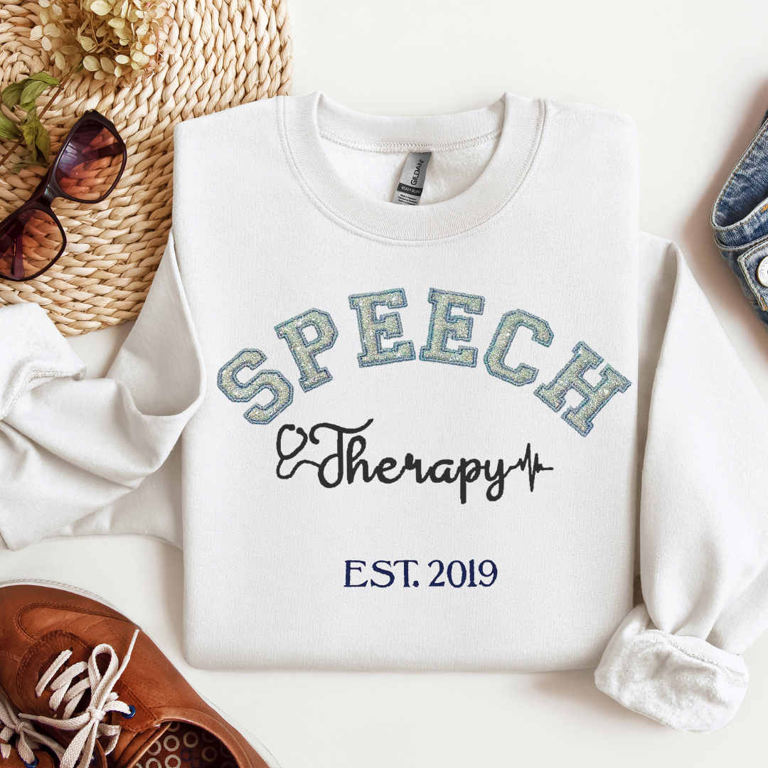 Custom Speech Therapy Embroidery