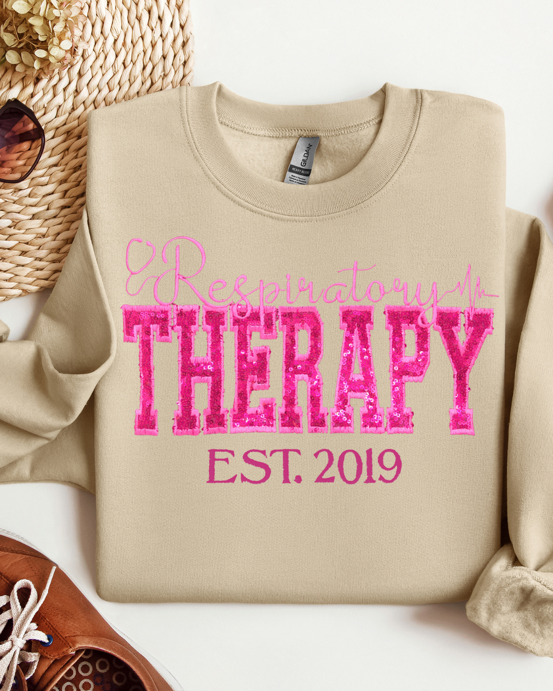 Sequin Respiratory Therapy Hoodie