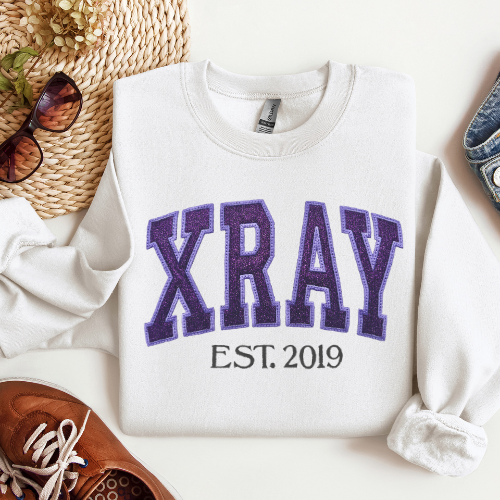 Glitter X-RAY Tech Sweatshirt
