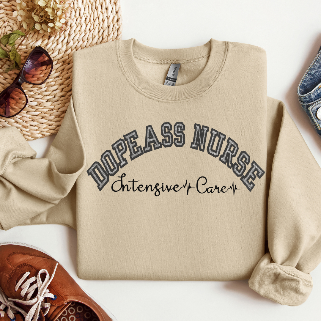 Glitter Dopeass Nurse Hoodie