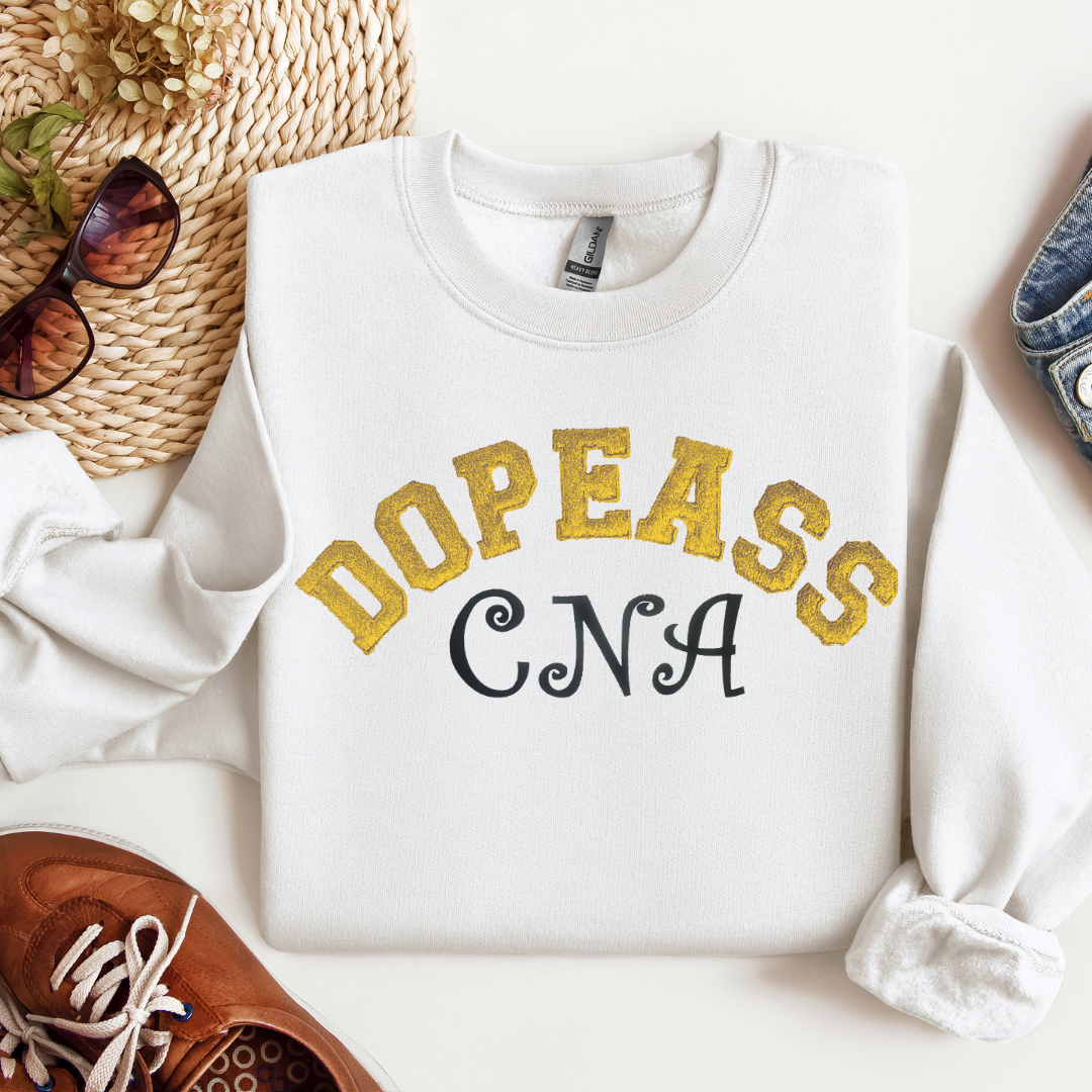 Dopeass Glitter CNA Sweatshirt