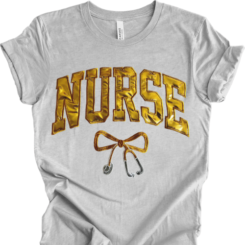 Metallic NURSE T-Shirt