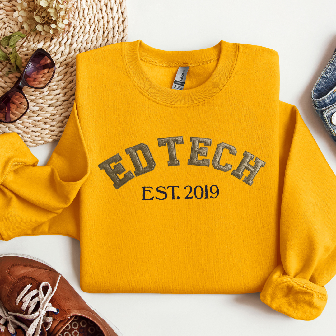 Glitter ED Nurse Tech Crewneck