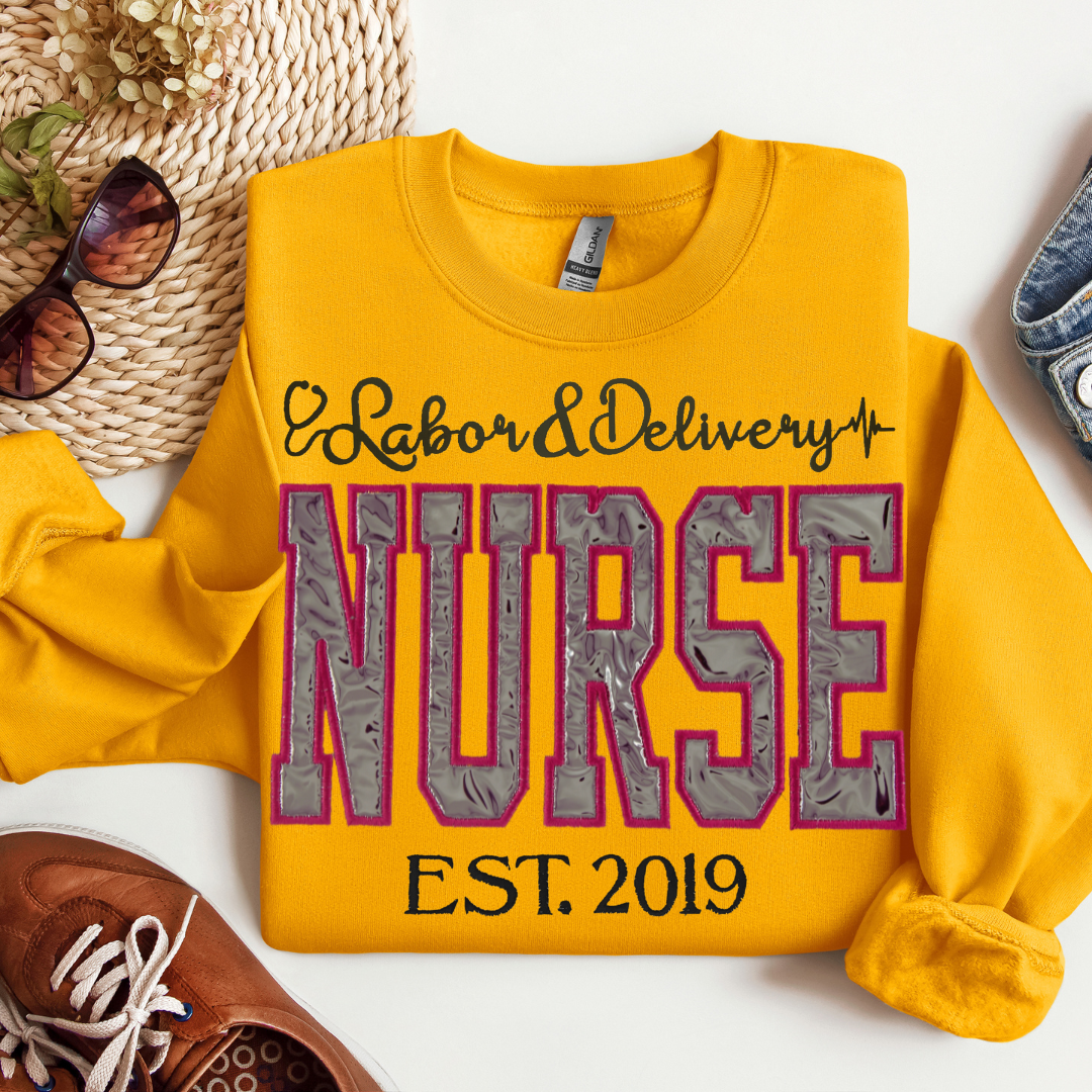 Shiny L&D Nurse Sweatshirt