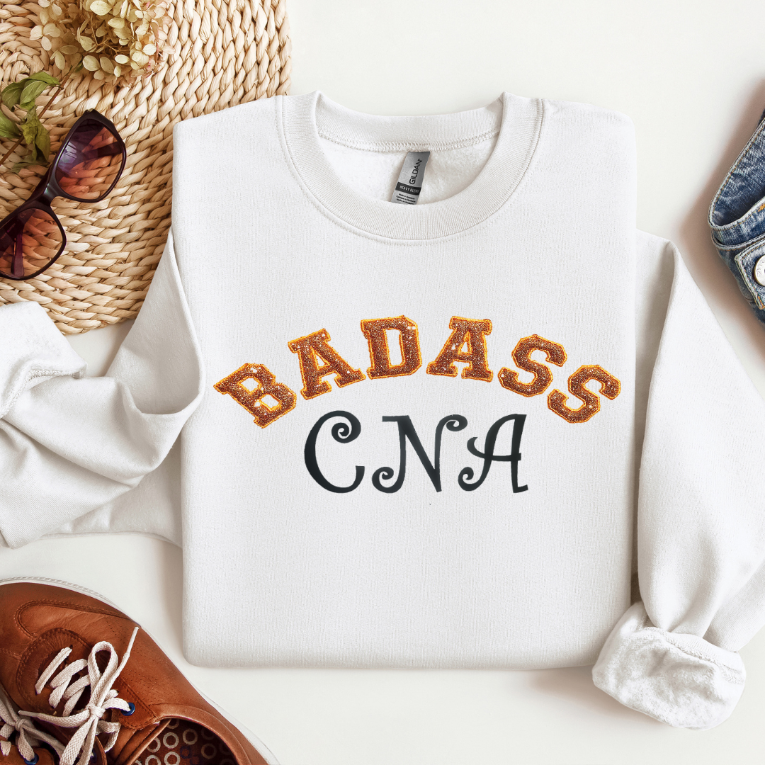 Glitter Badass CNA Hoodie