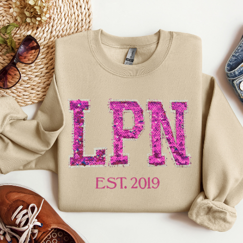 Sequin LPN Crewneck