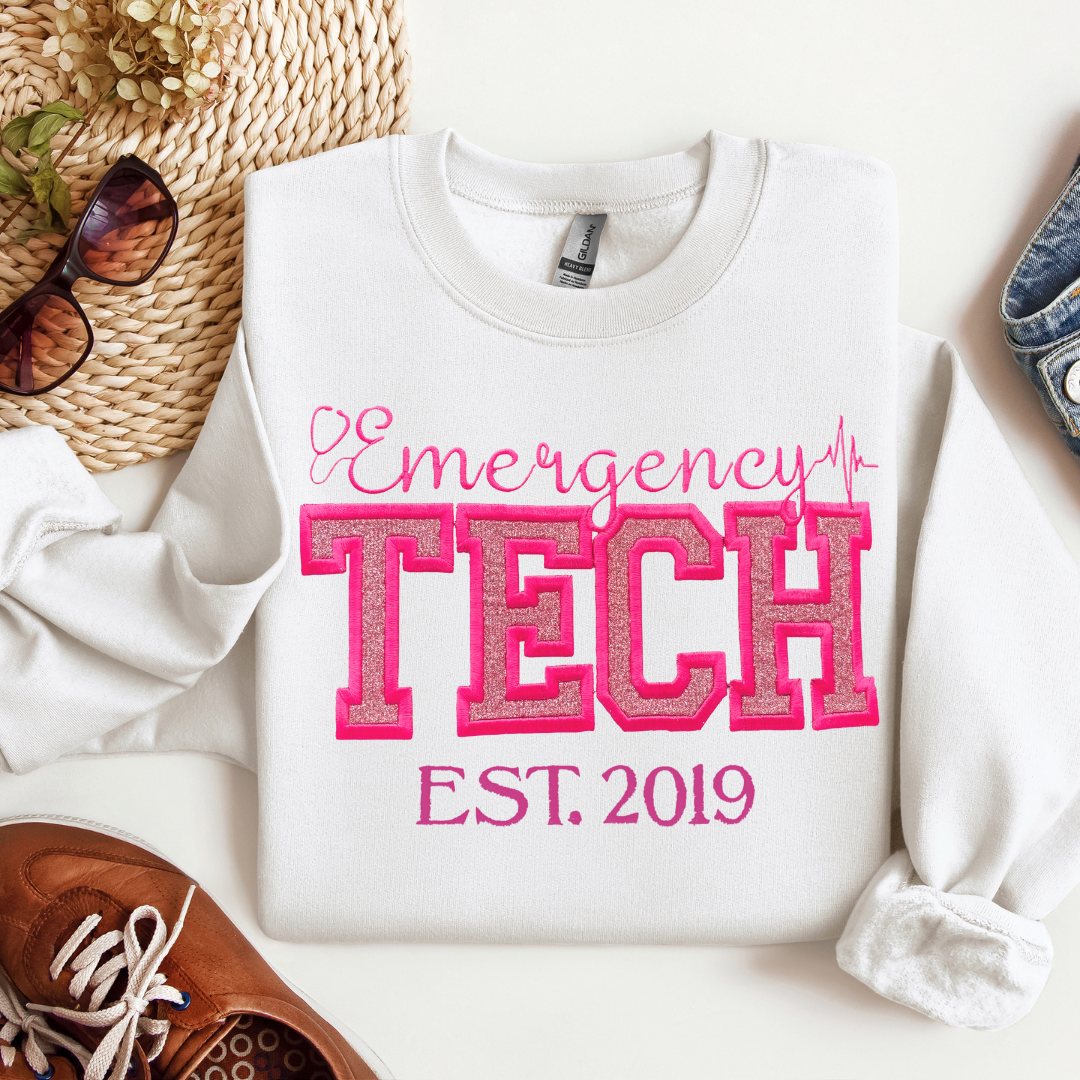 Glitter ED Tech Crewneck