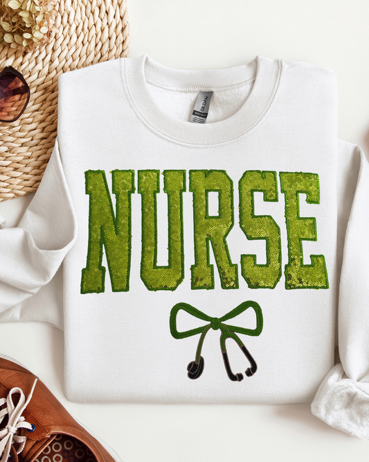 Sequin Nurse Sweatshirt