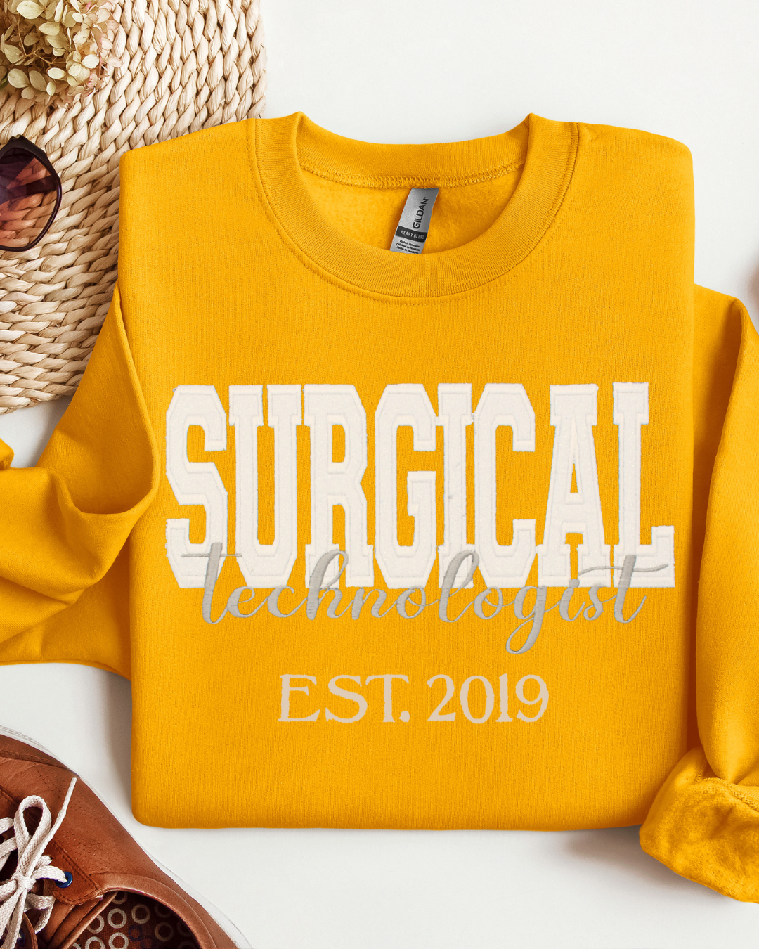 Glitter Surgical Tech Crewneck