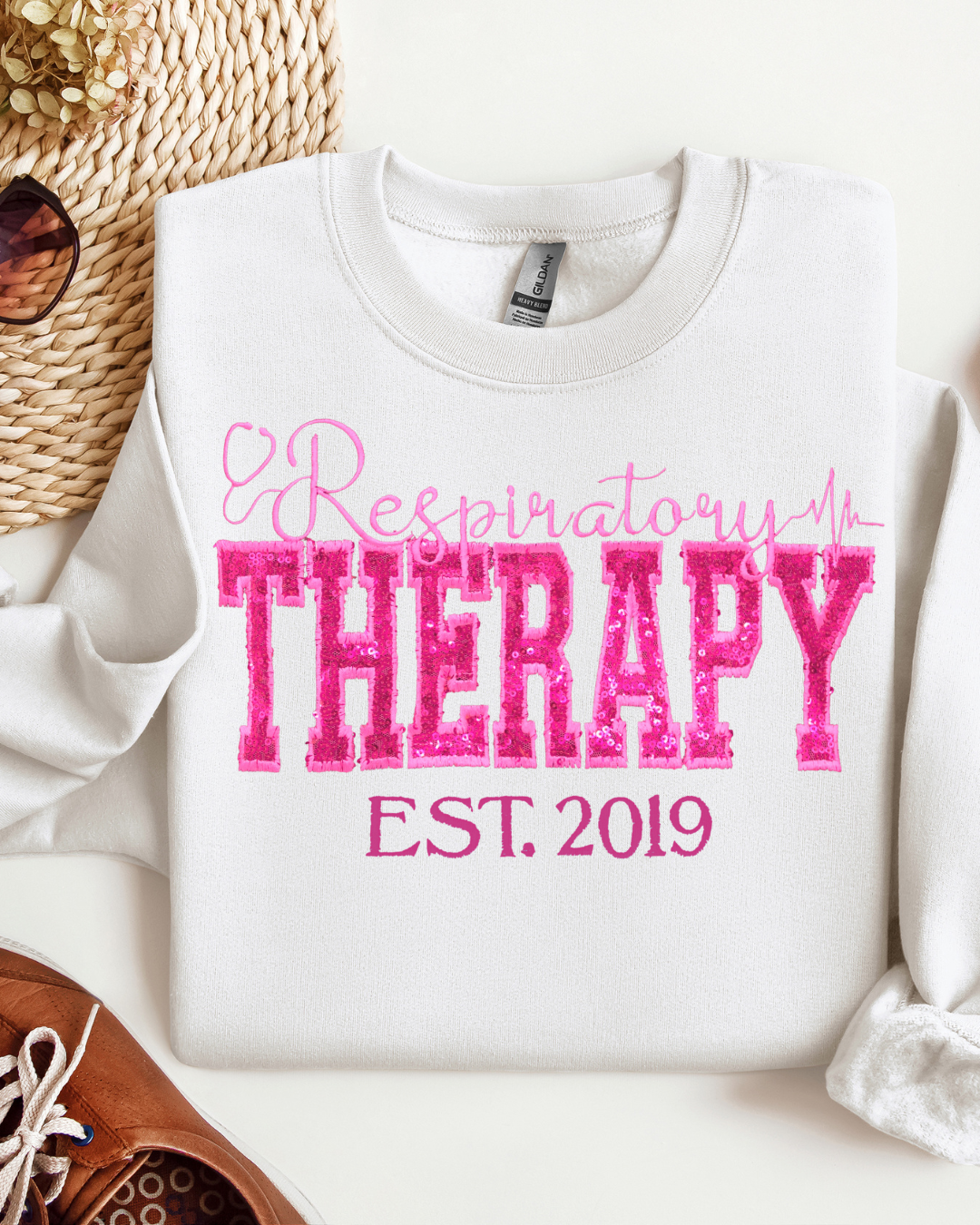 Sequin Respiratory Therapy Hoodie