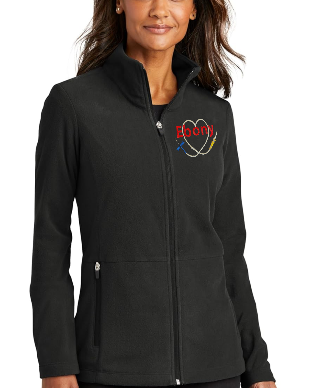 Full Zip Phlebotomy Embroidery Jacket