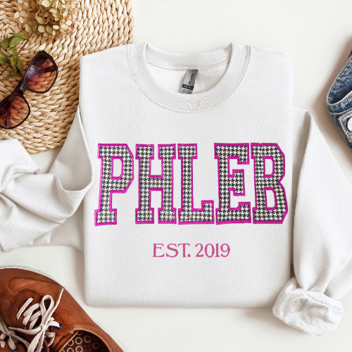 Glitter Phlebotomy Crewneck