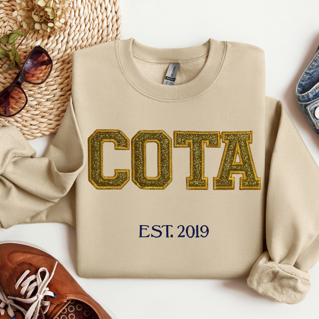Glitter Occupational Therapy Assistant Sweatshirt