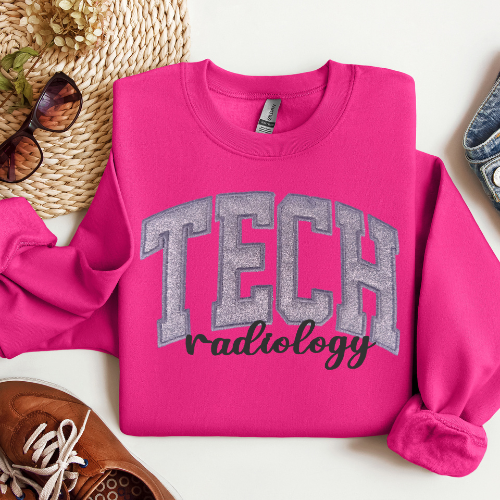 Glitter Radiology Tech Crewneck