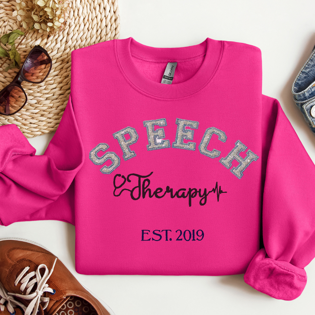 Custom Speech Therapy Embroidery