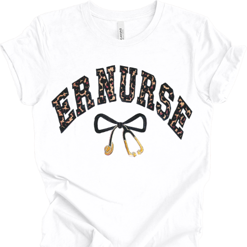 Leopard ER NURSE T-Shirt