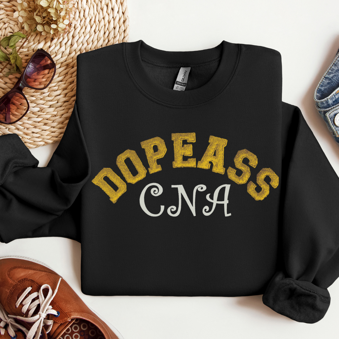 Dopeass Glitter CNA Sweatshirt