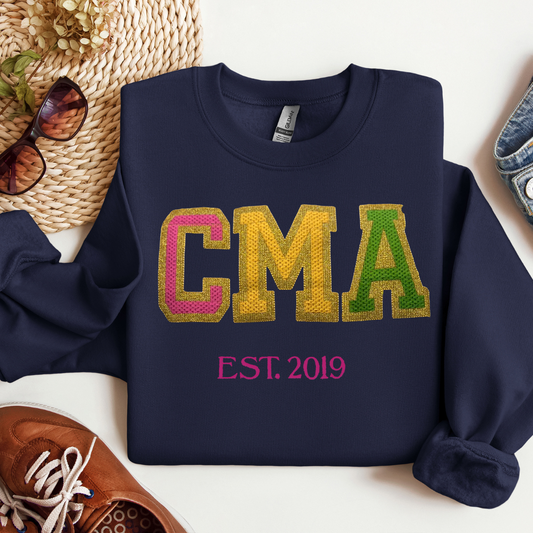 Faux Chenille Medical Assistant Sweatshirt