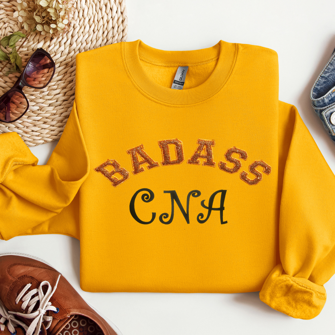 Glitter Badass CNA Hoodie