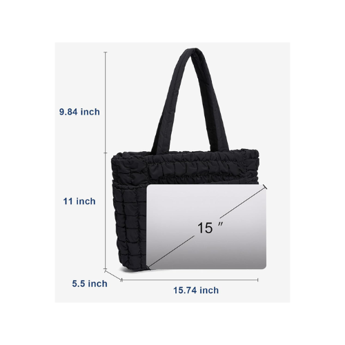 Personalized Puffer Quilted Tote