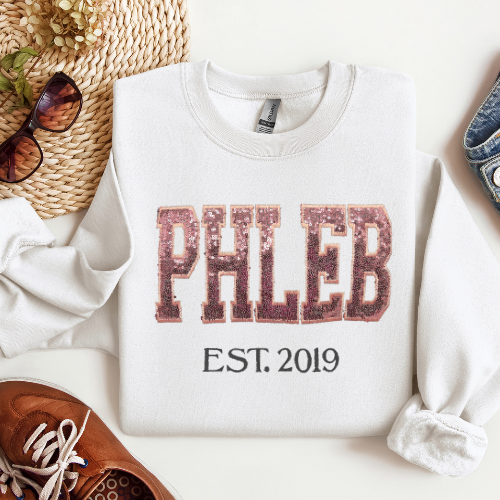 Sequin Phlebotomy Crewneck