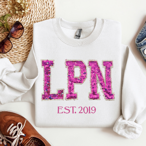 Sequin LPN Crewneck