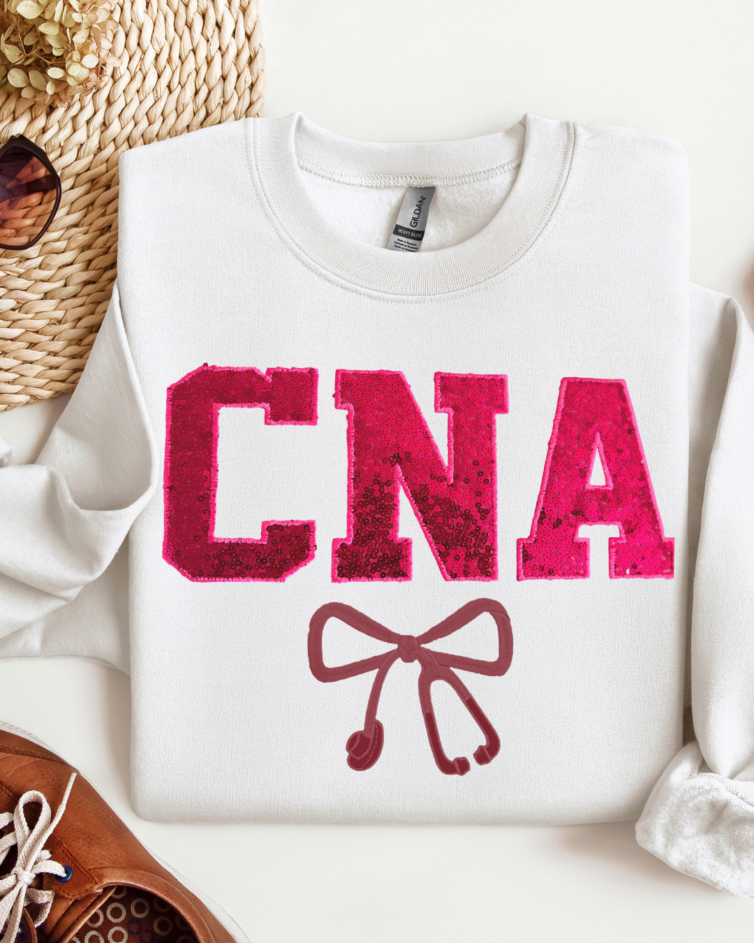 Sequin CNA Embroidery Crewneck