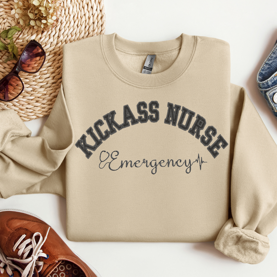 Kickass ER Nurse Crewneck