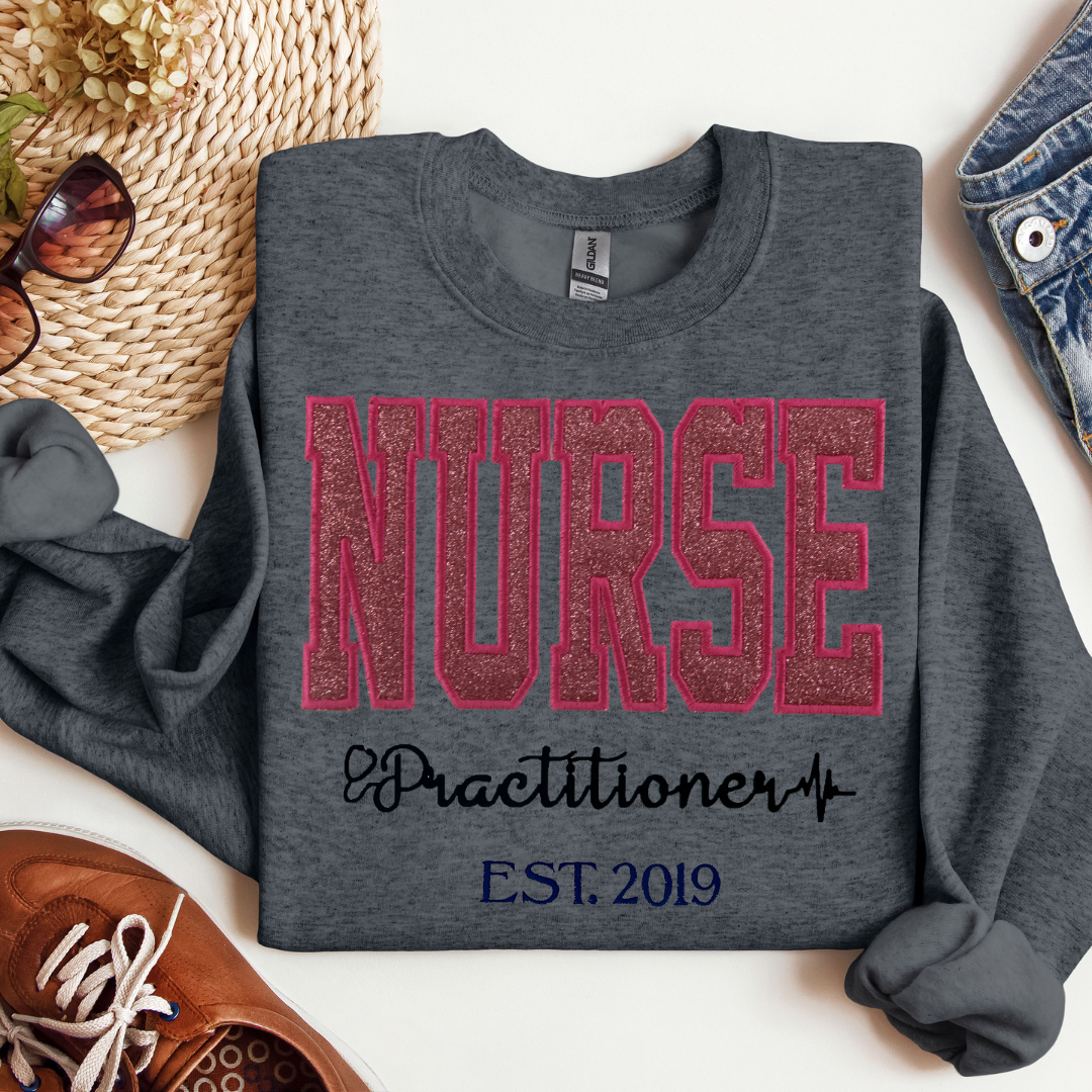 Pink Nurse Practitioner Sweatshirt