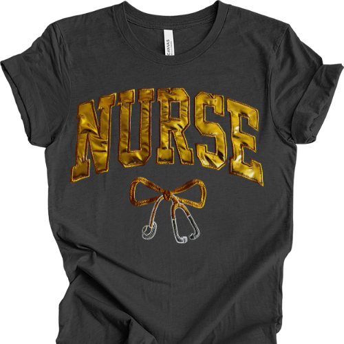 Metallic NURSE T-Shirt
