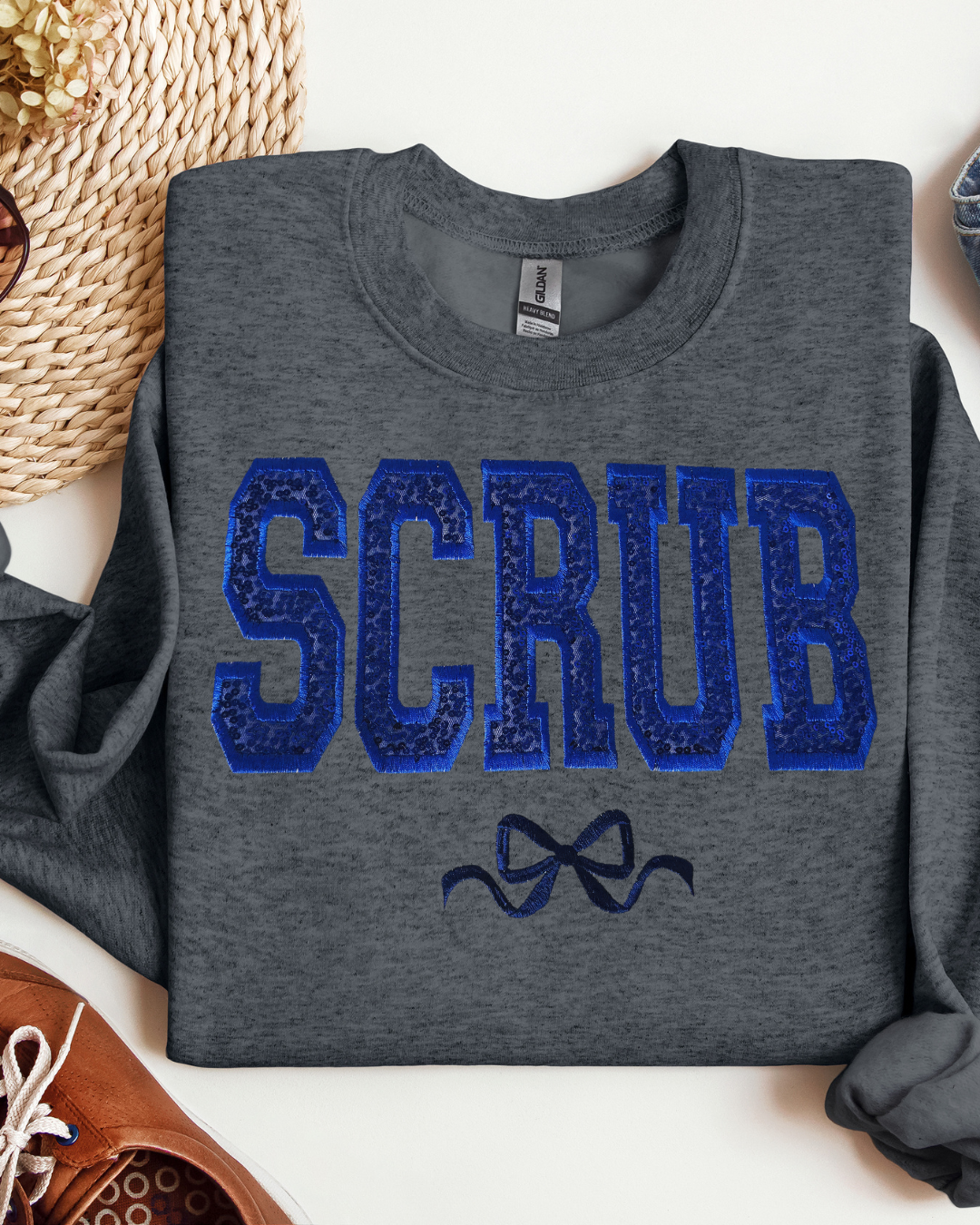 Sequin SCRUB Crewneck