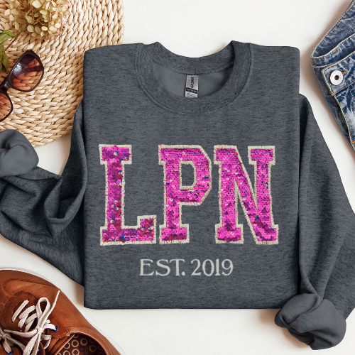 Sequin LPN Crewneck