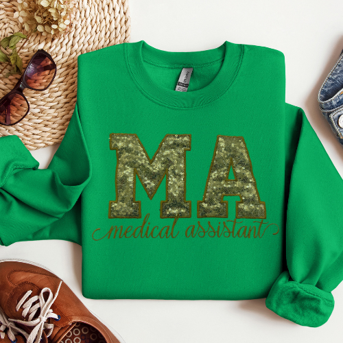 Sequin CMA Embroidery Crewneck