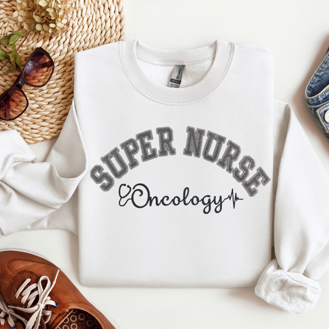 Super Oncology Nurse Crewneck