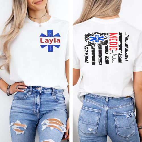 Paramedic Flag T-shirt