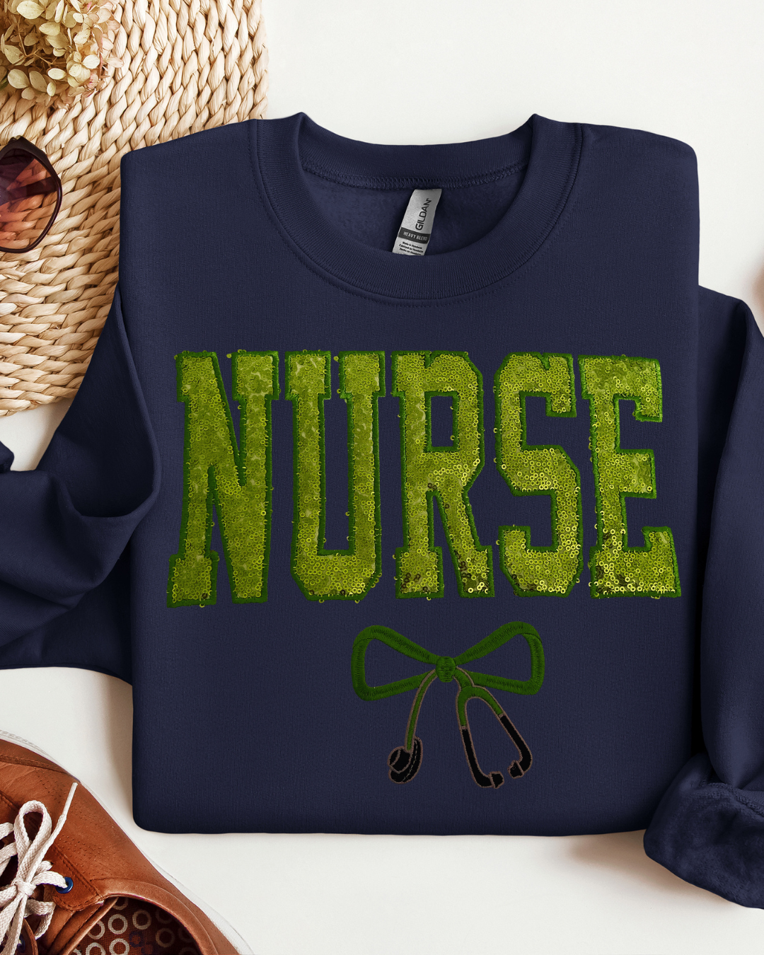 Sequin Nurse Sweatshirt