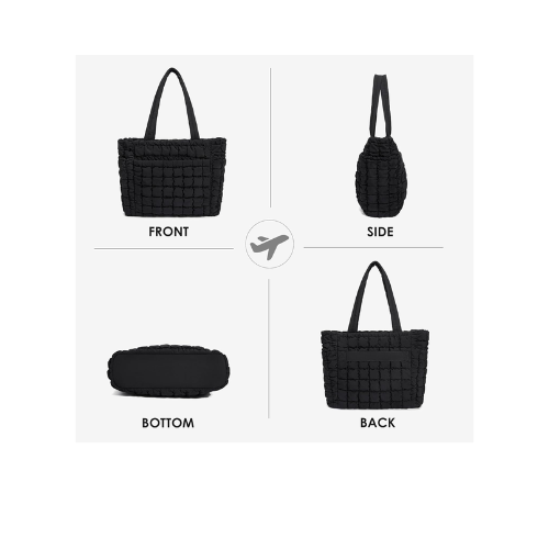 Personalized Puffer Quilted Tote