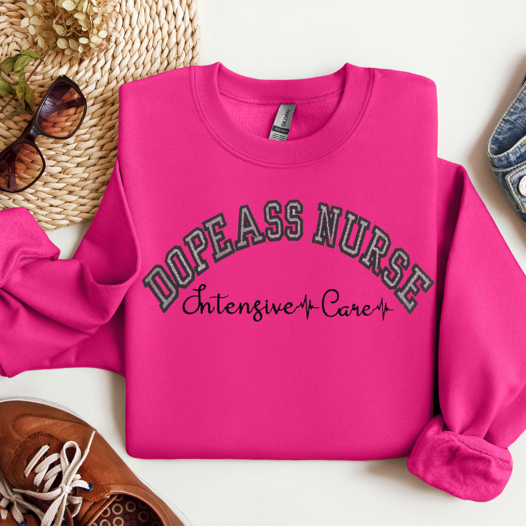 Glitter Dopeass Nurse Hoodie