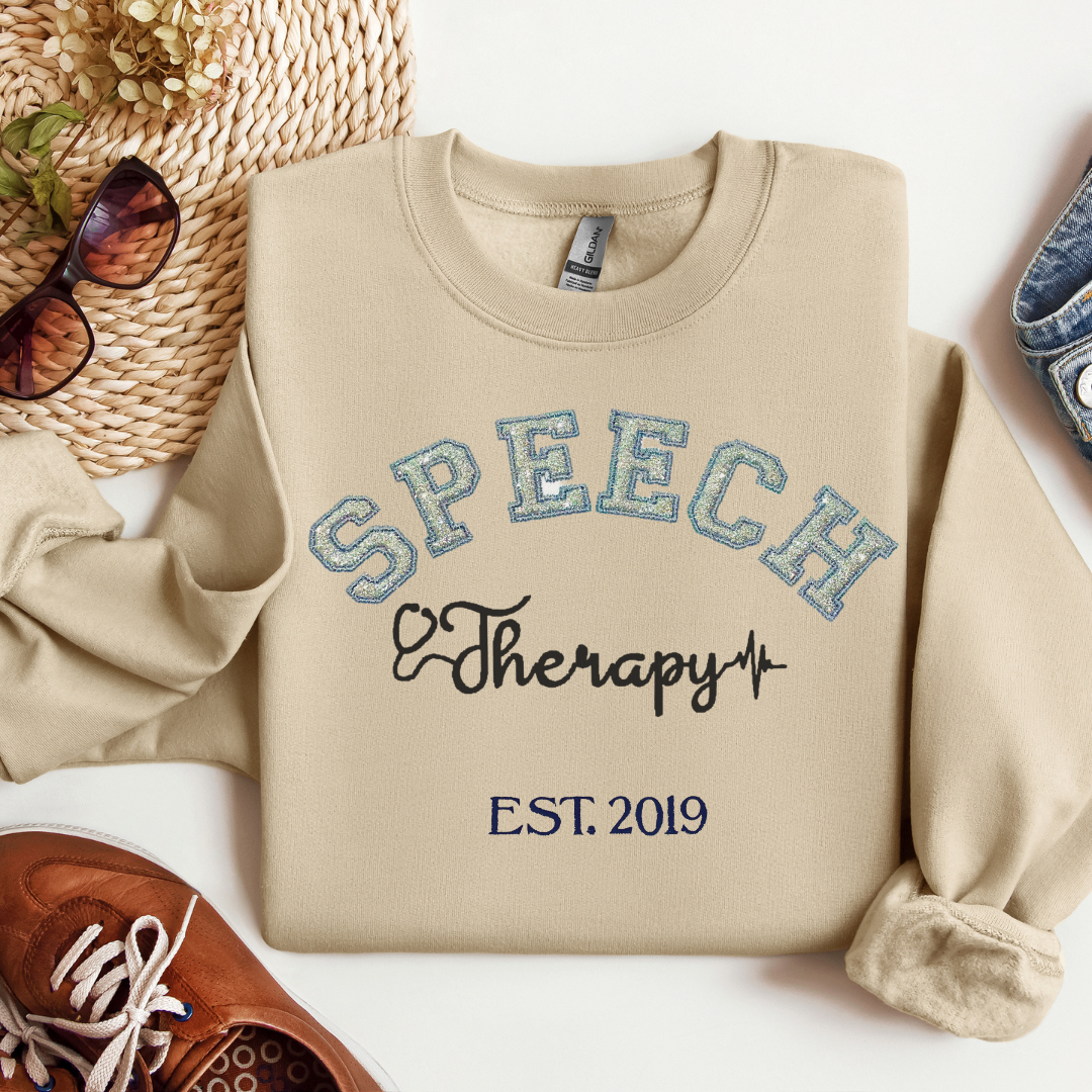 Custom Speech Therapy Embroidery
