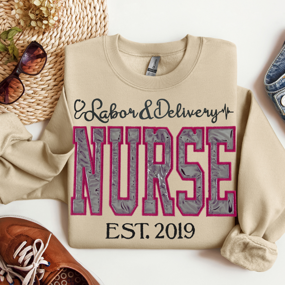 Shiny L&D Nurse Sweatshirt