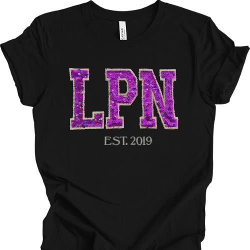 Sequin LPN T-Shirt