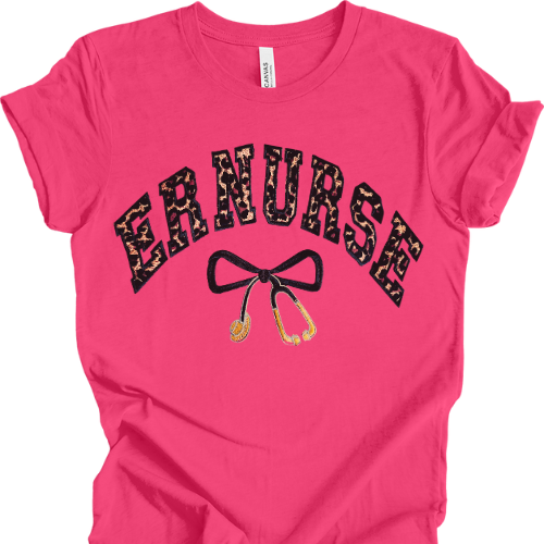 Leopard ER NURSE T-Shirt