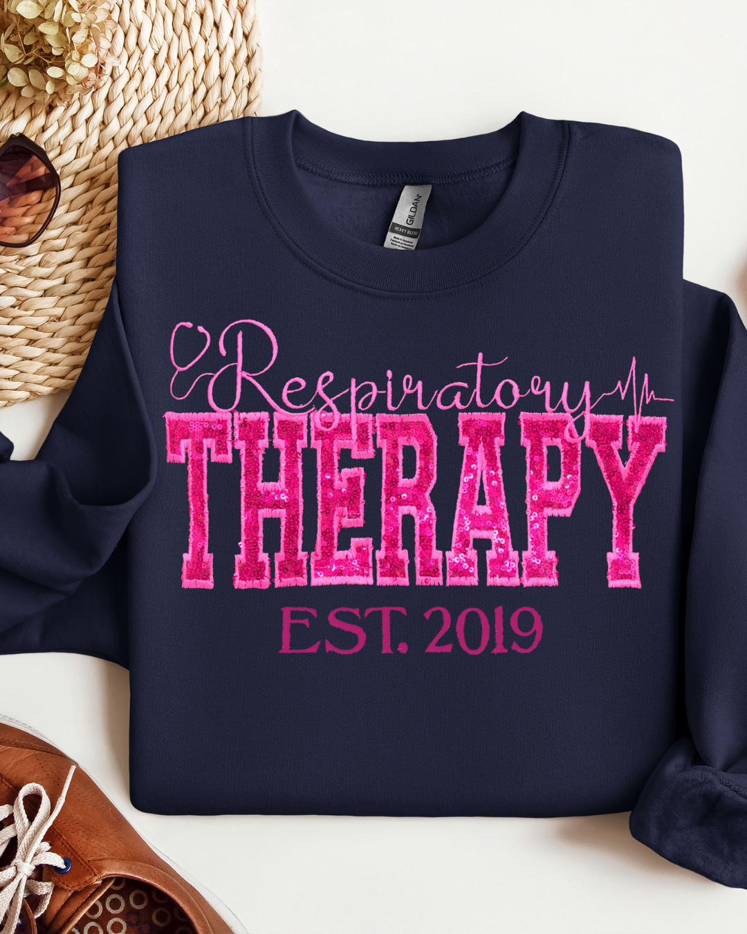 Sequin Respiratory Therapy Hoodie