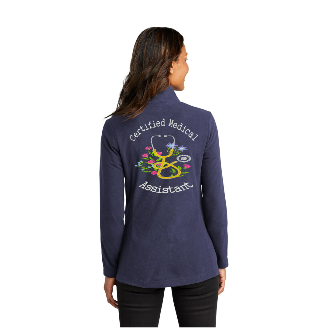 Floral Medical Assistant Jacket