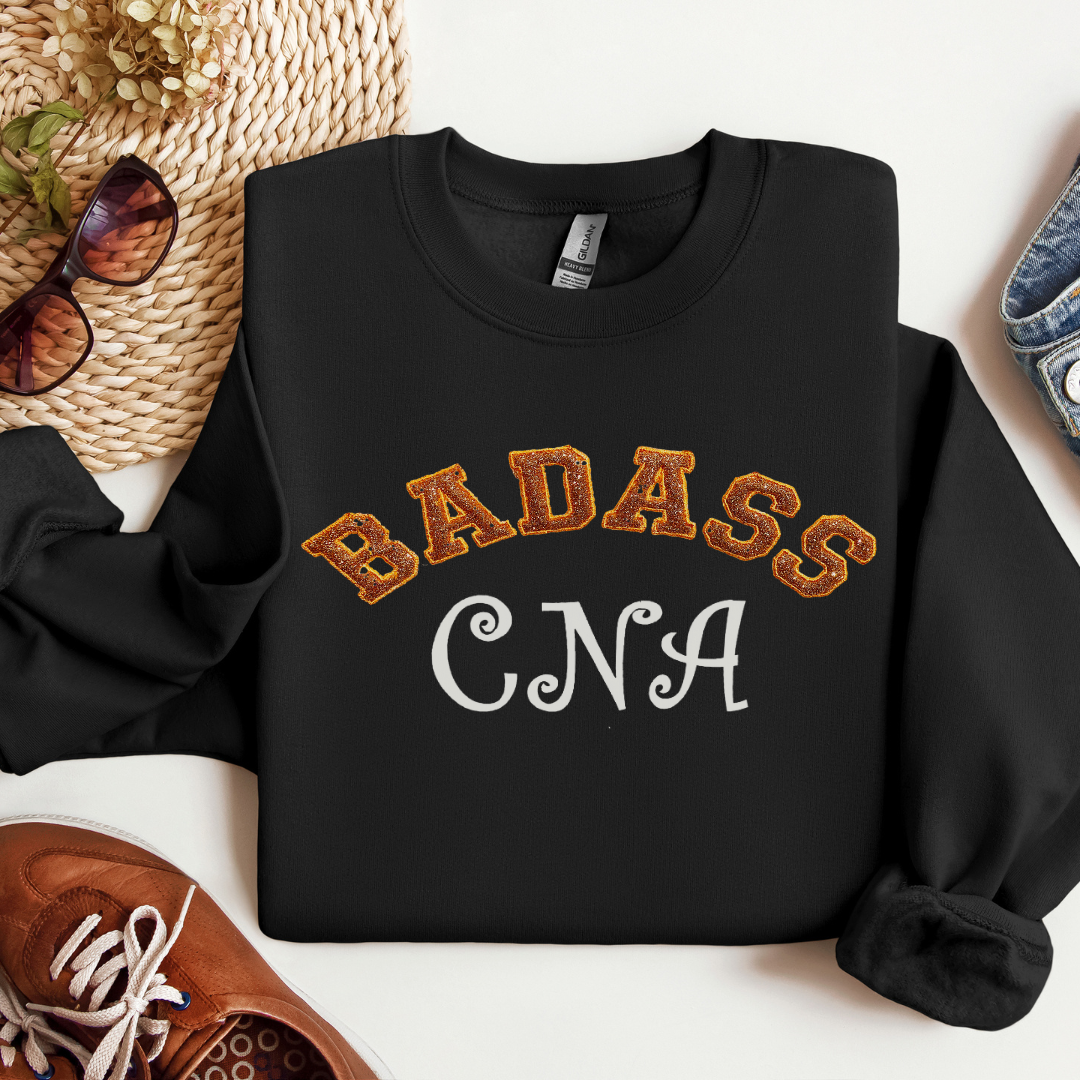 Glitter Badass CNA Hoodie